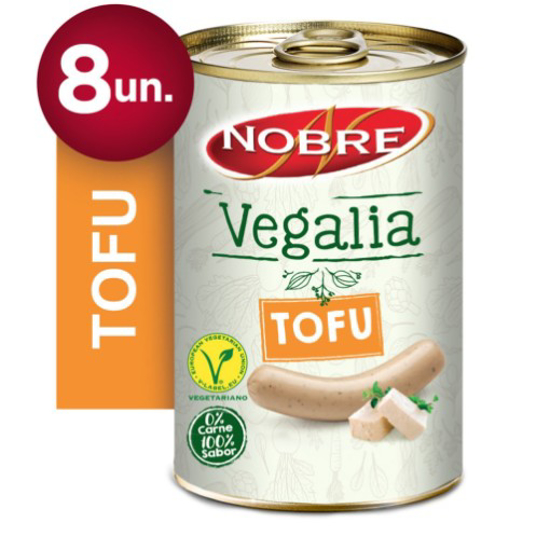 Imagem de Especialidade Vegetariana Tofu Lata 8 Unidades NOBRE emb.160g