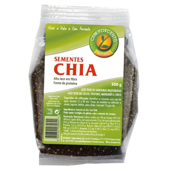 Imagem de Sementes de Chia CEM PORCENTO emb.300g