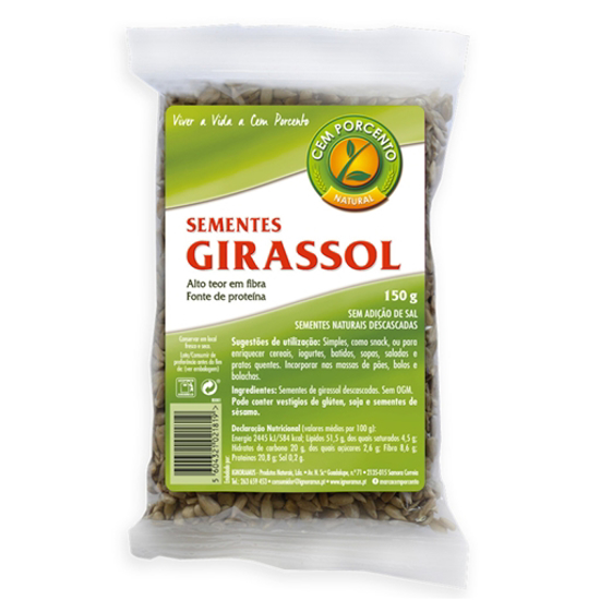 Imagem de Sementes Girassol CEM PORCENTO emb.150g