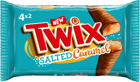 Imagem de Chocolate Caramelo Salgado TWIX 4x46g