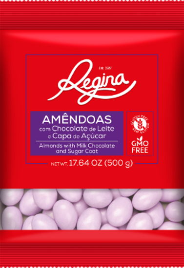 Imagem de Amêndoa Chocolate Capa Açúcar Lilás IMPERIAL 500g