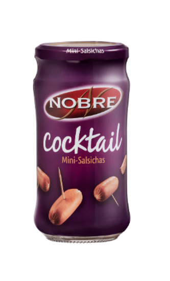 Imagem de Salsichas Cocktail Frasco NOBRE 190g