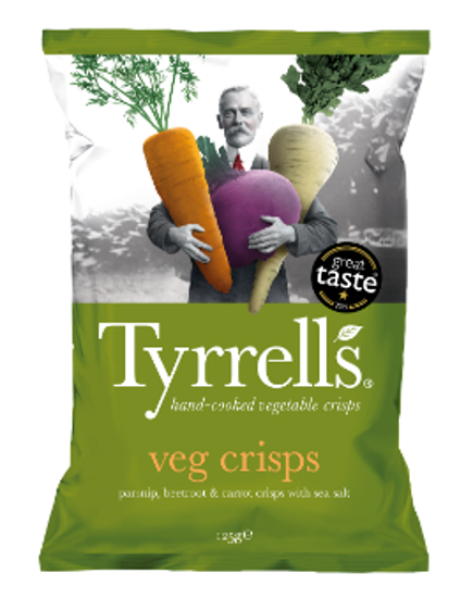 Imagem de Batata Frita Veg Crisps Sal TYRRELLS 125g