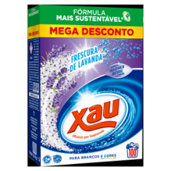Imagem de Detergente Para Máquina Lavanda Pó XAU 100 doses