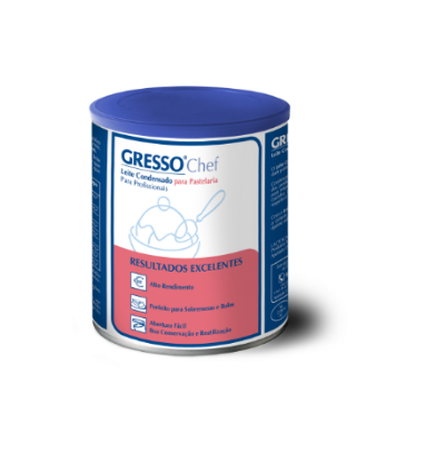 Mostrar detalhes para Leite Condensado Chef GRESSO 1kg Imagem de Leite Condensado Chef GRESSO 1kg