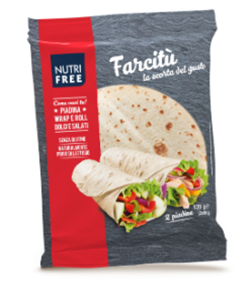 Mostrar detalhes para Piadina Sem Glúten NUTRIFREE 120g Imagem de Piadina Sem Glúten NUTRIFREE 120g