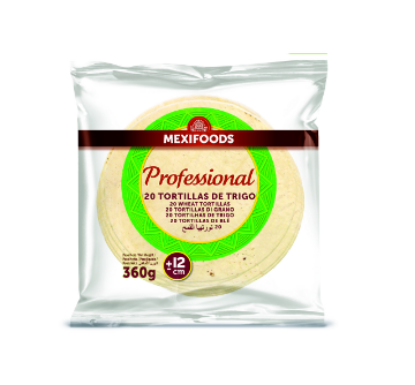 Mostrar detalhes para Tortilhas Wrap 12Cm MEXIFOODS 360g 20un Imagem de Tortilhas Wrap 12Cm MEXIFOODS 360g 20un