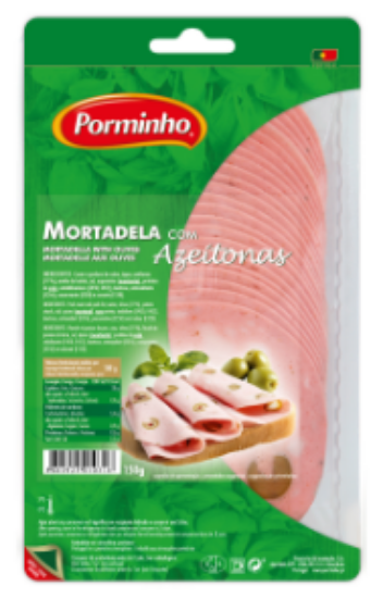 Imagem de Mortadela Com Azeitonas Fatiada PORMINHO 150g