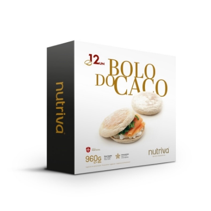 Mostrar detalhes para Bolo do Caco NUTRIVA 12x80g Imagem de Bolo do Caco NUTRIVA 12x80g