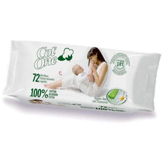 Imagem de Toalhitas P/ Bebé Em Algodão COT ONE 72un