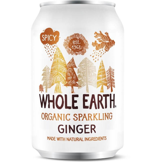 Imagem de Refrigerante de Gengibre sem Açúcar Biológico WHOLE EARTH emb.330ml