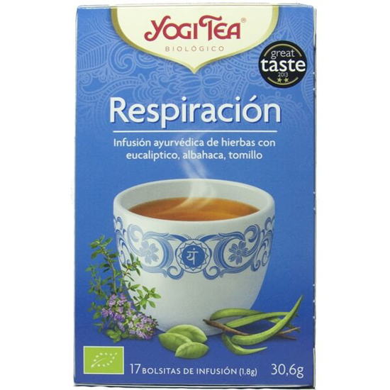 Imagem de Infusão de Ervas Respiração Biológica YOGI TEA emb.17 unidades