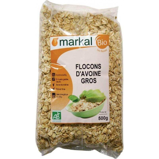 Imagem de Flocos De Aveia Grandes MARKAL 500g