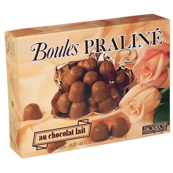 Imagem de Bombons de Chocolate Boules Pralinés Roses JACQUOT emb.1kg