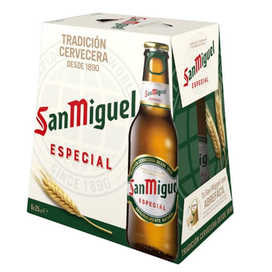 Imagem de Cerveja com Álcool SAN MIGUEL emb.6x25cl