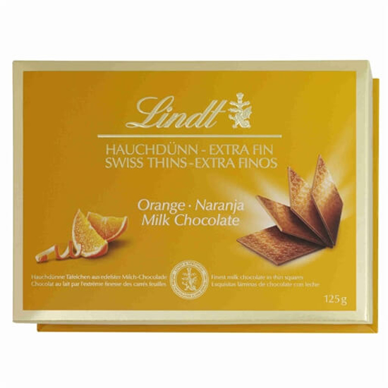 Imagem de Bombons de Chocolate Extra Finos Laranja LINDT emb.125g