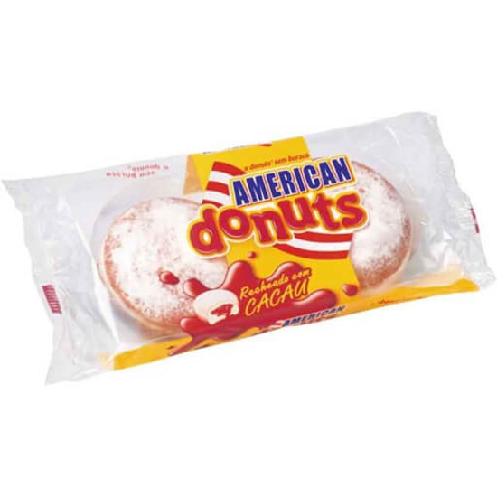 Imagem de Bolo com Recheio de Cacau Americano DONUTS emb.2un