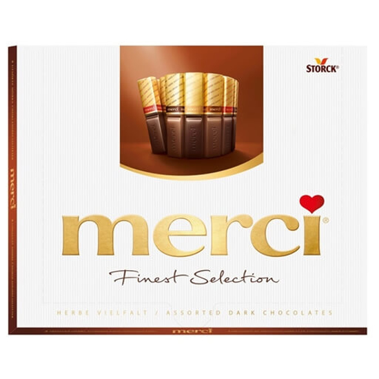 Imagem de Bombons de Chocolate Dark MERCI emb.250g