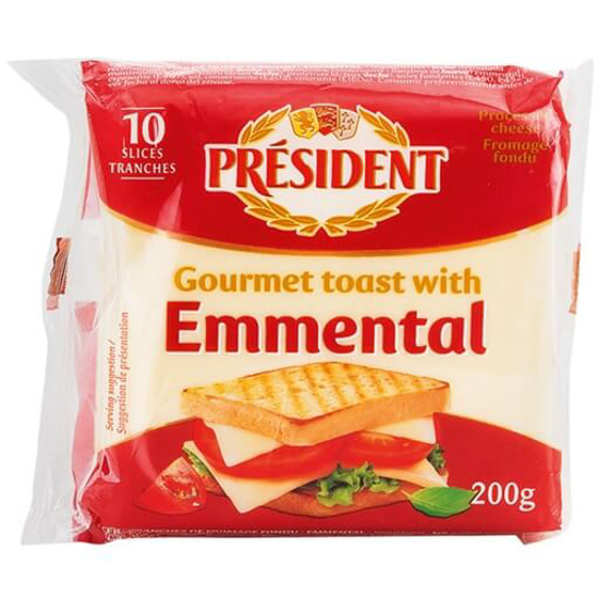 Imagem de Queijo Emmental Fundido PRÉSIDENT emb.200g