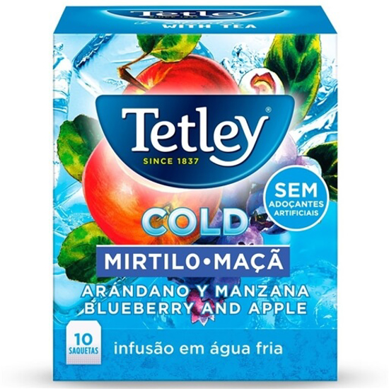 Imagem de Chá Mirtilo e Maçã Cold Saquetas TETLEY 10un