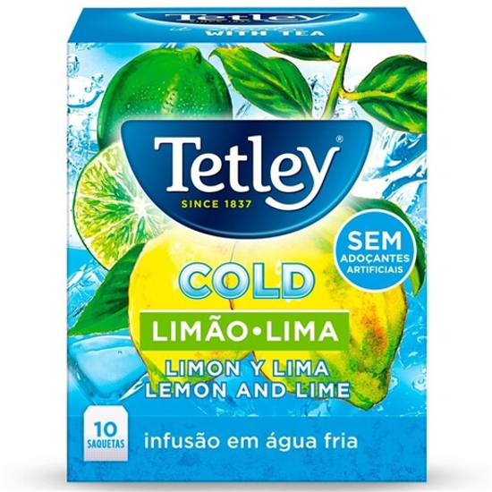 Imagem de Infusão Limão e Lima Cold Saquetas TETLEY emb.10un