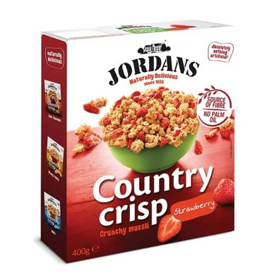 Imagem de Cereais Country Crisp Morango JORDANS emb.400g