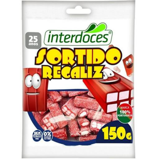 Imagem de Gomas Regaliz Sortido sem Lactose INTERDOCES emb.150g
