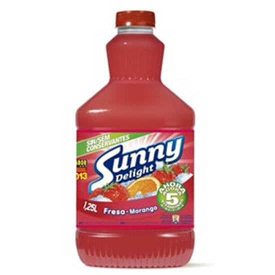 Imagem de Refrigerante sem Gás Morango SUNNY DELIGHT emb.1,25L