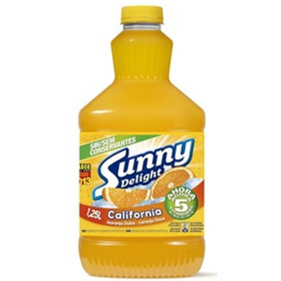 Imagem de Refrigerante sem Gás Laranja SUNNY DELIGHT emb.1,25L