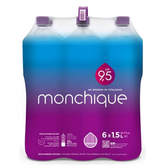 Picture of Água sem Gás Alcalina pH 9,5 MONCHIQUE emb.6x1,5L