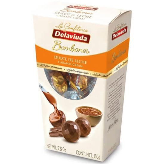 Imagem de Bombons de Chocolate com Caramelo DELAVIUDA emb.150g