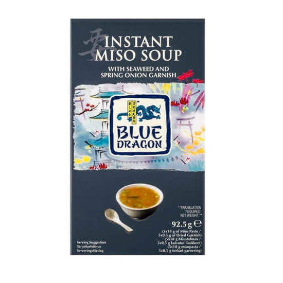 Imagem de Sopa Miso Instantânea BLUE DRAGON emb.92,5g