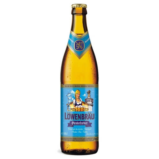 Imagem de Cerveja com Álcool Oktoberfest LOWENBRAU garrafa 50cl