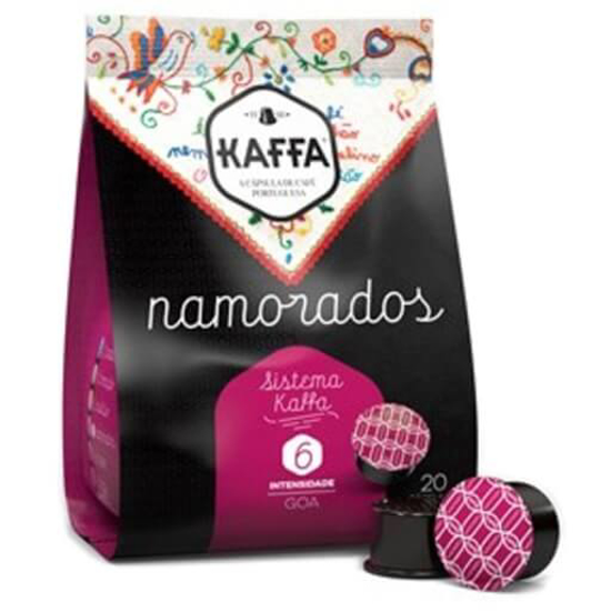 Imagem de Cápsulas de Café Namorados Intenso Compatível com Nespresso Int 10 KAFFA emb.20un
