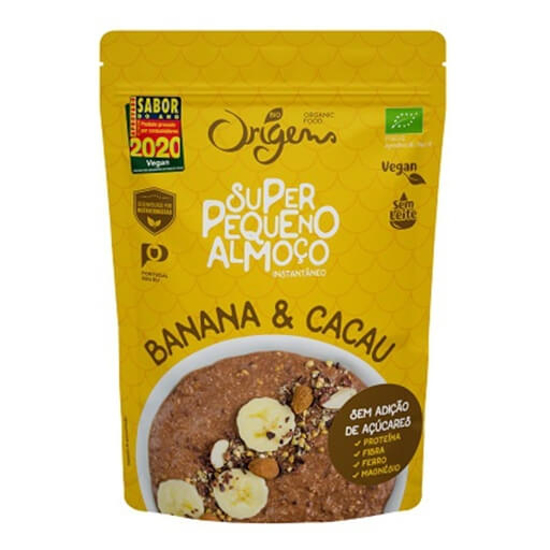 Imagem de Super Pequeno Almoço Banana e Cacau Biológico ORIGENS BIO emb.300g