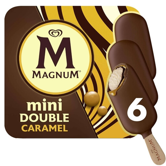 Imagem de Gelado Mini Double de Caramelo MAGNUM emb.6x60ml