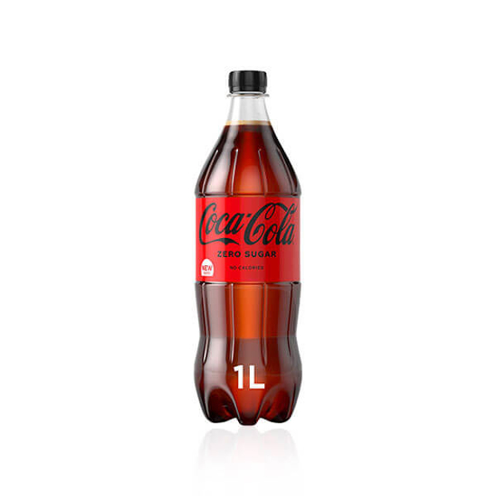 Imagem de Refrigerante com Gás Zero Açúcar COCA-COLA garrafa 1L