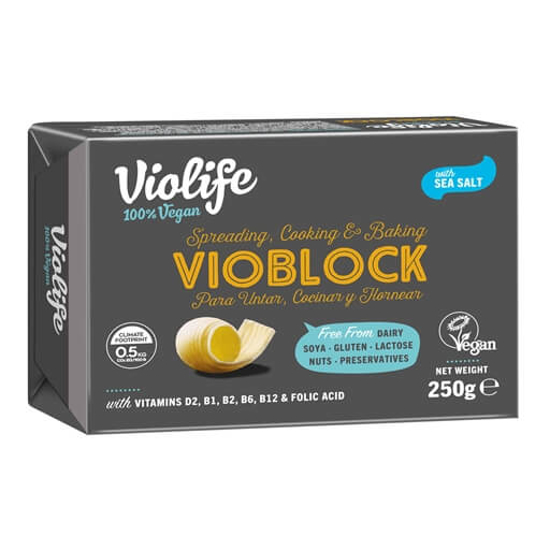 Imagem de Creme Vegetal para Barrar com Sal VioBlock VIOLIFE emb.250g