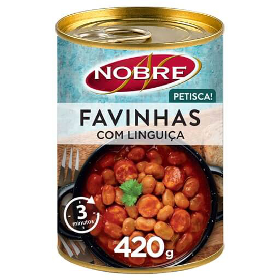 Imagem de Favinhas com Linguiça NOBRE emb.420g