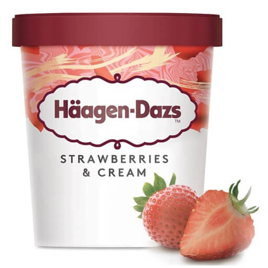 Imagem de Gelado Strawberries & Cream HÄAGEN-DAZS emb.460ml