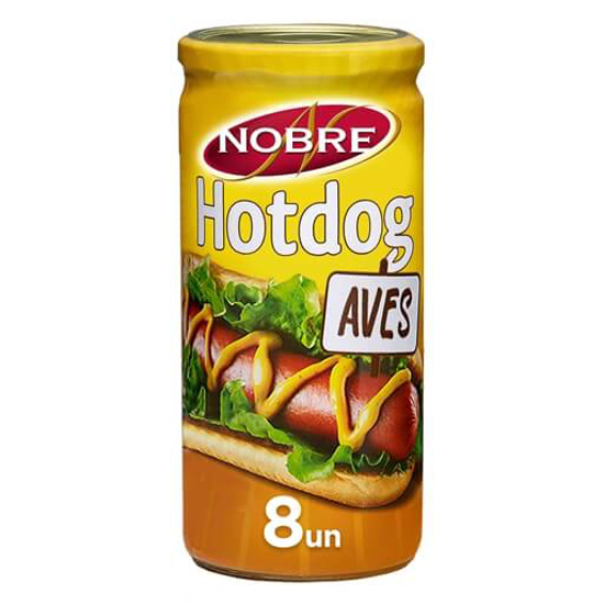 NOBRE Salsichas Hot Dog Frasco 4 un, SALSICHAS