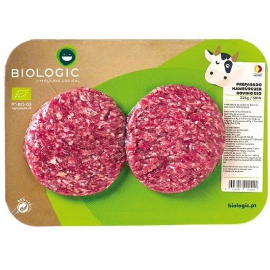 Imagem de Hambúrguer Bovino Biológico BIOLOGIC emb.224g