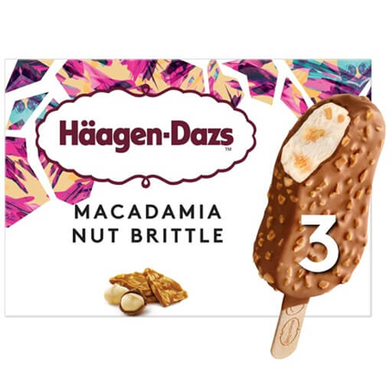 Imagem de Gelado Macadamia Nut Brittle HÄAGEN-DAZS emb.3x80ml