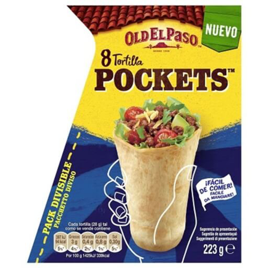 Imagem de Tortilla Pockets OLD EL PASO emb.223g