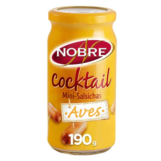 Imagem de Salsichas Cocktail Aves Frasco NOBRE emb.597g