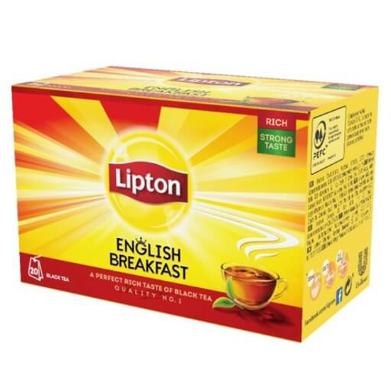 Imagem de Chá English Breakfast Saquetas LIPTON emb.20un