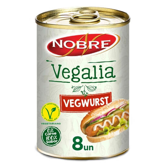 Imagem de Especialidade Vegwurst Lata NOBRE VEGALIA emb.424g