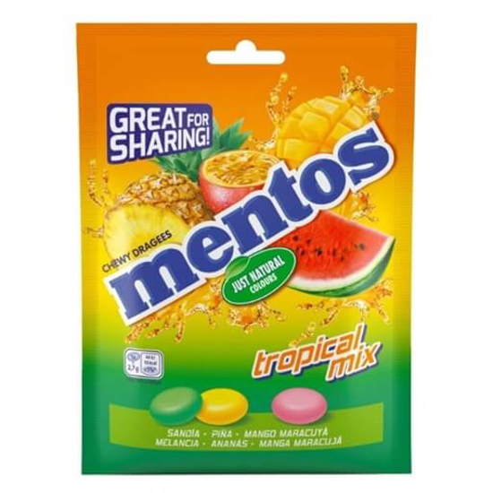 Imagem de Drageias Tropical Mix MENTOS emb.160g