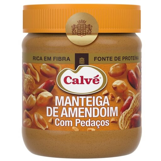 Imagem de Manteiga de Amendoim com Pedaços CALVÉ emb.350g