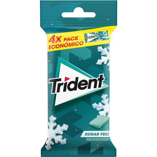 Imagem de Pastilhas Elásticas Extreme Mentol TRIDENT emb.4x14g